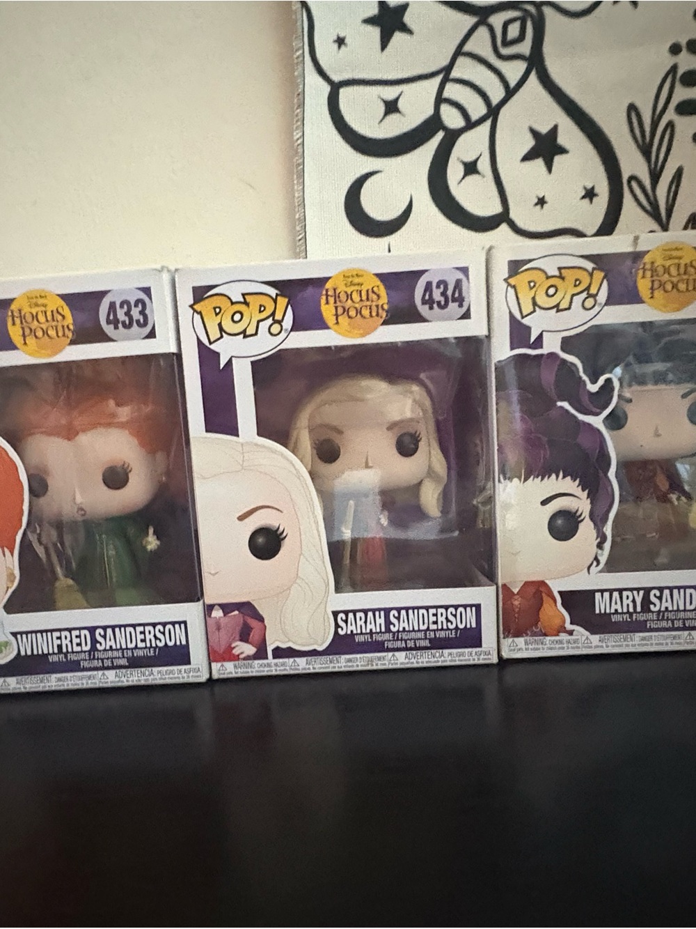 Funko Pop Funko Hocus Pocus Sarah Sanderson Blonde White and Purple Boxed Figure